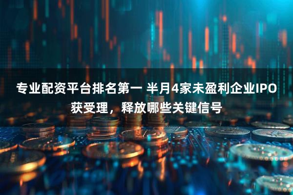 专业配资平台排名第一 半月4家未盈利企业IPO获受理，释放哪些关键信号