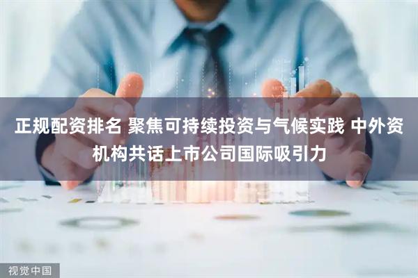 正规配资排名 聚焦可持续投资与气候实践 中外资机构共话上市公司国际吸引力
